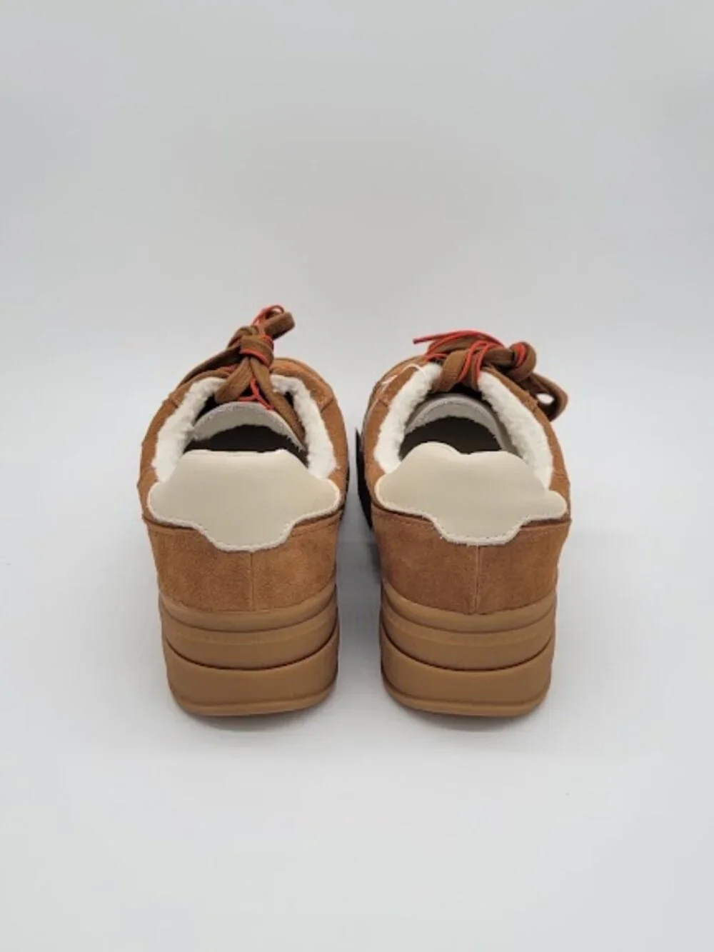 DOLCE VITA Naomy H2O Women’s Size 8.5 Brown Suede Faux Fur Waterproof Sneakers